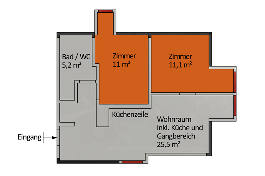 Haupthaus WG / Wohnung 3